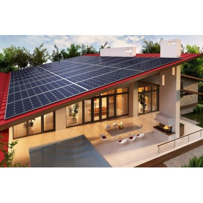 Lightning and surge protection for solar panels