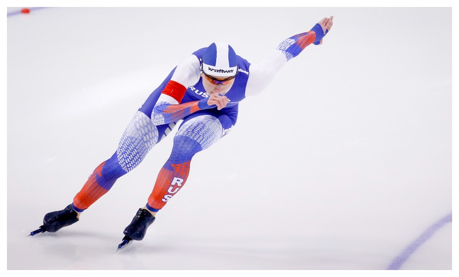 Russian Golikova won silver at the European Championship in speed skating. Photo: Global Look Press