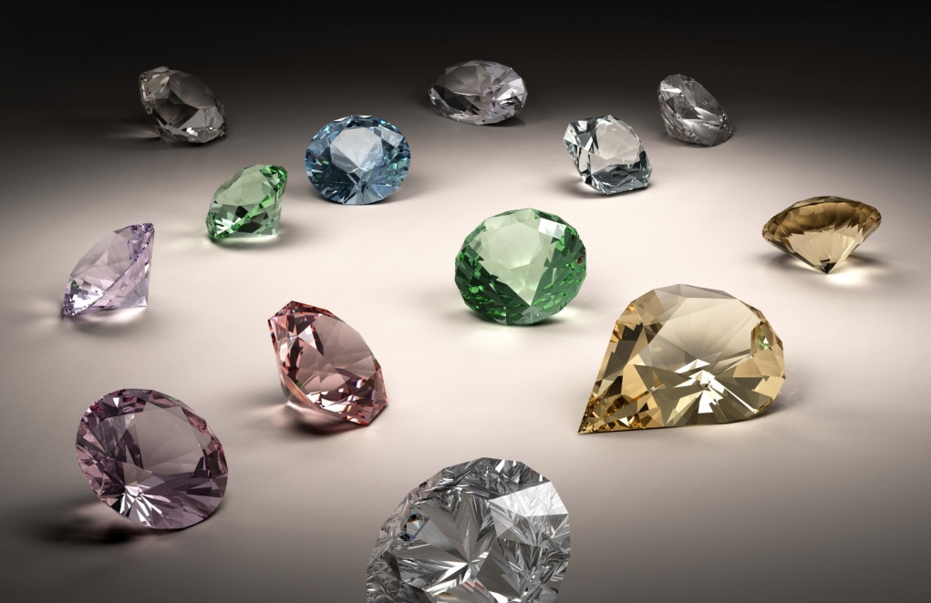 carat weight in different diamonds